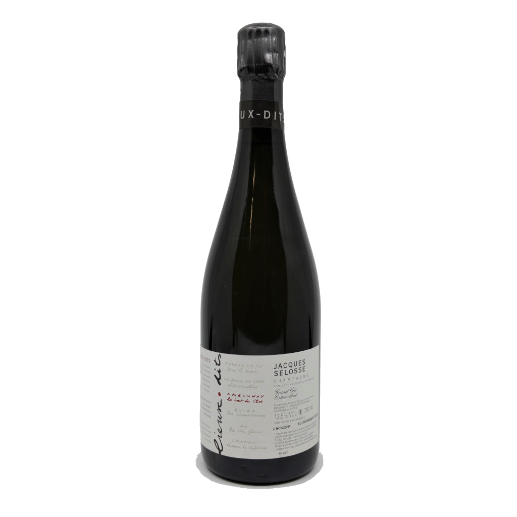 Clos Leo Cuvée S & François Bonet Echeze Jacques Selosse Ambonnay 'Le Bout du Clos' NV – Avize Wine Cellar